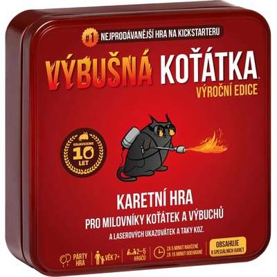 Asmodee Czech Republic Výbušná koťátka: Výroční edice