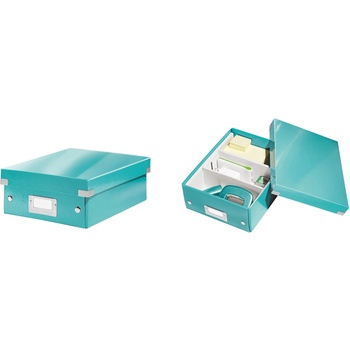 Leitz 60570051 кутия за канцеларски папки Картон, Фазер Син (60570051) (60570051)