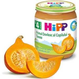 Hipp БИО пюре Тиква 4м+ 125г