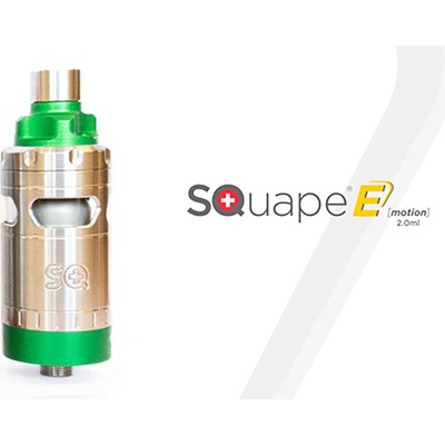 SQUAPE E Motion RTA atomizér Full Colored Edition Zelená 4,5ml