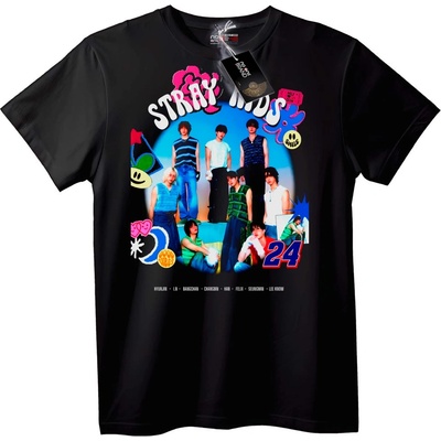 NOONEBRAND Тениска Stray Kids 24 - L, White