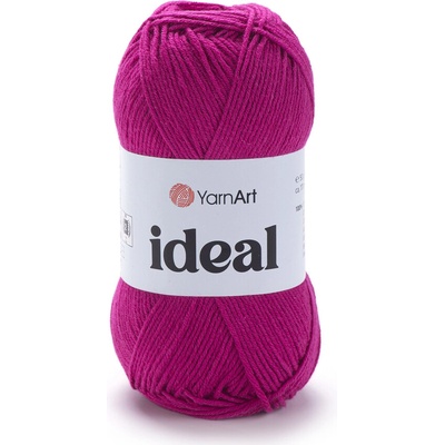 Yarn Art příze Ideal 243 Tmavá malinově růžová