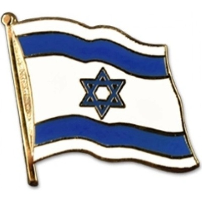 Odznak (pins) 20mm vlajka Izrael - farebný
