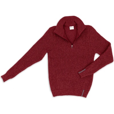 Engel Дамски вълнен пуловер Engel Women's Troyer Wool jumper - Abendrot - размер 34/36 (EU) (105-3583-0311)