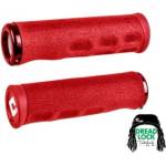 ODI Grips Грипове odi f-1 series dread ключалка v2.1 ключалка-on (червени)