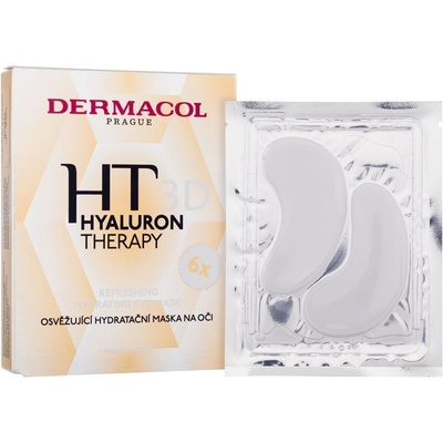 Dermacol HT 3D osvěžující hydratační maska na oči Hydrating Eye Mask 6 x 6 g – Zboží Dáma