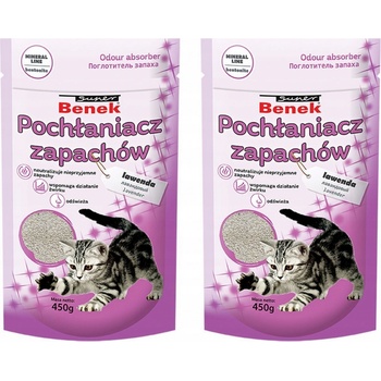 Benek Pohlcovač zápachu minerálny s vôňou levanduľa 450 g