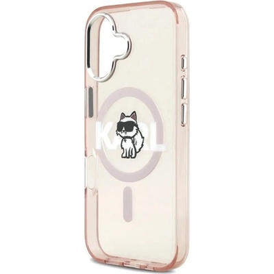 iPhone 17 KARL LAGERFELD IML CHOUPETTE SKETCH LOGO MAGSAFE Силиконов удароустойчив протектор за телефон, MagSafe, цвят ROSS KLHMP17SHGCHGKBP (KLHMP17SHGCHGKBP)