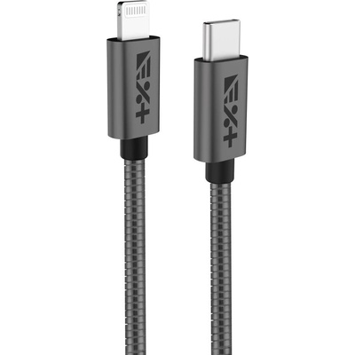 Next One Кабел Next One - USB-C/Lightning, 1.2 m, сив (LGHT-USBC-MET-SG)