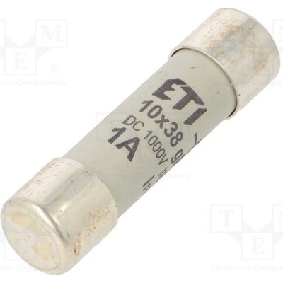 ETI POLAM 002625138 Pojistka: tavná; kulatý; 1A; 1000VDC; gPV; 10,3x38mm