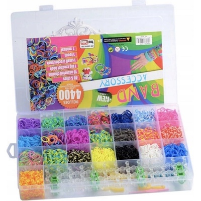 LOOM BANDS BAREVNÉ NÁRAMKY GUMIČKY MAXI SADA – Zboží Dáma