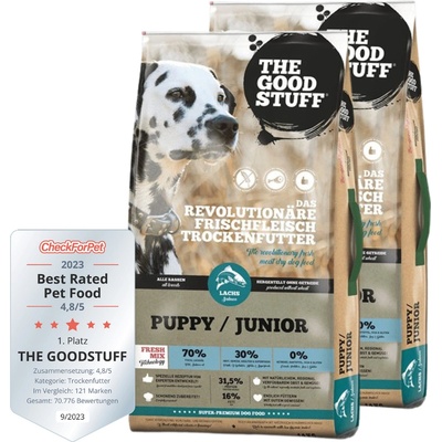 The Goodstuff Goodstuff Puppy & Junior Salmon 2 x 12,5 kg