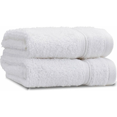 Catherine Lansfield biele froté bavlnené uteráky v súprave 2 ks 30 x 30 cm