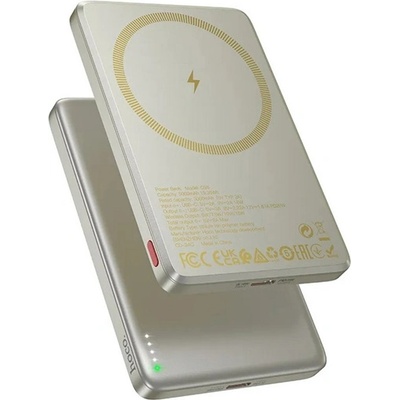 hoco. Аварийно зарядно устройство HOCO Q26 с гнездо Type-C 5000mAh, MagSafe, NARANSSÁRGA (Q26_G)