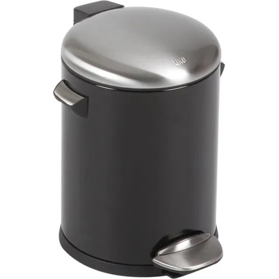 EKO-Europe Кош за отпадъци EKO BELLE DELUXE с педал (5 л) - черен (EKO 921705 - Black)