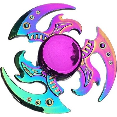 Kovový Fidget Spinner Křídla HRAČKA Proti Stresu