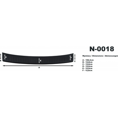 Nášľap kufra Toyota Auris I 2010-2012