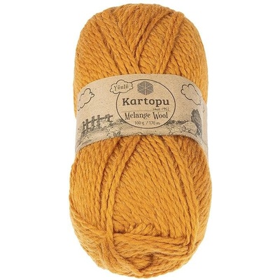 BELLATEX Melange Wool 100 g - 1854 hořčicová