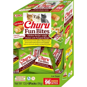 INABA Ciao Churu Fun Bites - wrap хапки с пилешко и тиква 96 г