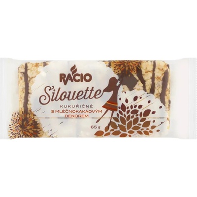 Racio Silouette kukuřičné s mléčnokakaovým dekorem 65 g