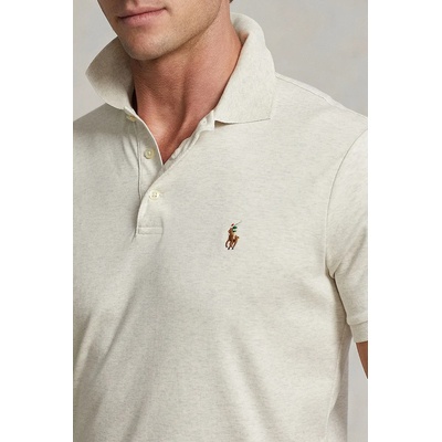 Памучна тениска с яка Polo Ralph Lauren (710713130)