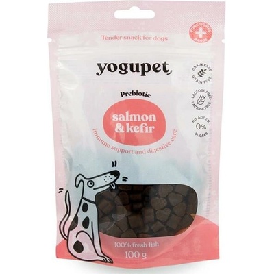 Yogupet Snack pre psov s lososom a kefírom 100 g