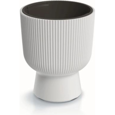 Prosperplast Kvetináč MILLY s vkladom 23,9 cm biely