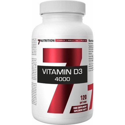 7Nutrition Vitamin D3 4000 IU 120 kapsúl