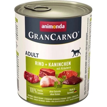Animonda GranCarno Adult - Rabbit & Herbals 800 g
