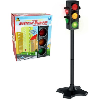 MADE Semafor na baterie s realistickými funkcemi 72cm
