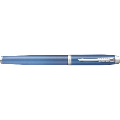 Parker Royal Rituals IM 2203904 сребърен клипс синя писалка 7040339006 (7040339006)
