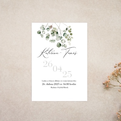 Svatební oznámení Eukalyptus 1 – Hledejceny.cz