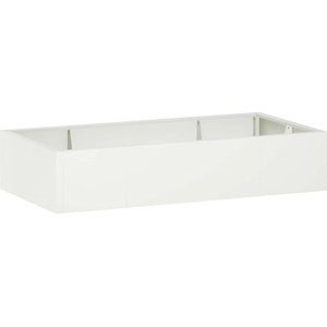 vidaXL Задържащи стени 6 бр. 200 x 100 x 30 см Стомана Бяло (3449220)