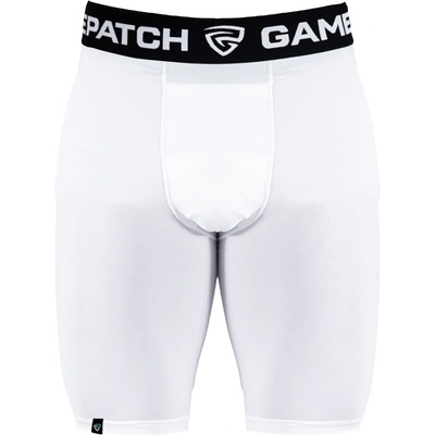 GAMEPATCH, COMPRESSION SHORTS biela,čierna