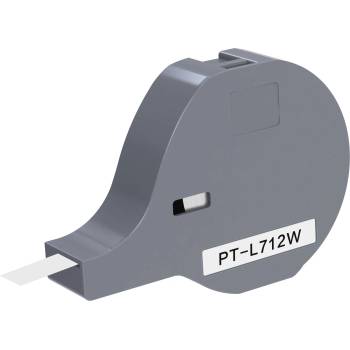 PT P700 L712W, 12mm x 8m, Бял лента (PT-L712W)
