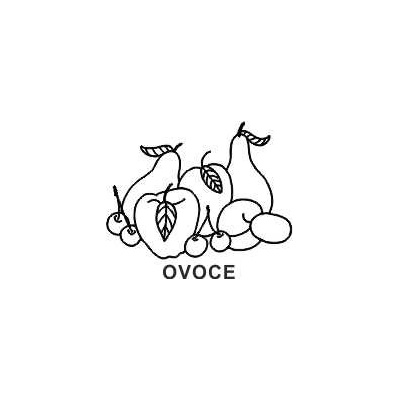 L.V. Obrázkové razítko OVOCE