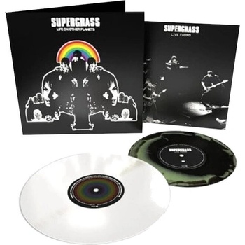 Supergrass - Life On Other Planets (Reissue) (Remastered) (White & Black Coloured) (LP + 10" Vinyl) (4050538901535)