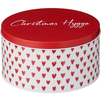 Ib Laursen Okrúhla plechová dóza Christmas Hygge