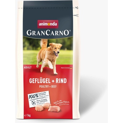 Animonda GranCarno Adult s hydinovým a hovädzím mäsom 1 kg