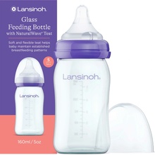 Lansinoh fľaša s cumlíkom fialová 160ml