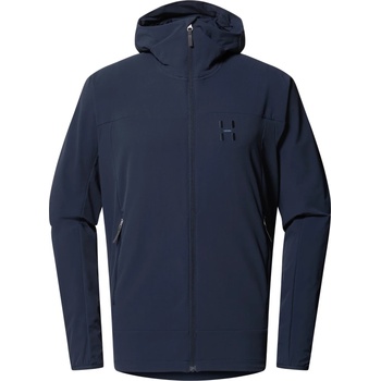 Haglöfs Мъжко софтшел яке Haglöfs Rosson Softshell Hood Softshell jacket - Tarn Blue (003-3129-0211)