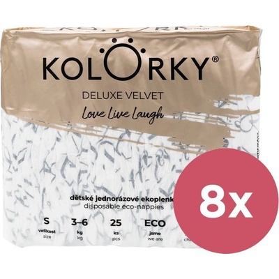 KOLORKY DELUXE VELVET eko so zamatovým povrchom S 3-6 kg 200 ks