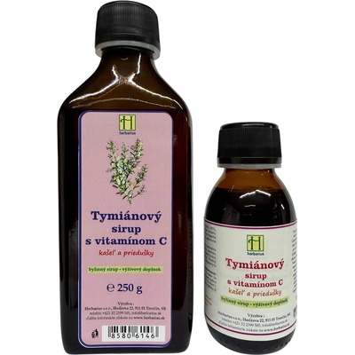 Tymiánový sirup s vitamínom C 250 g