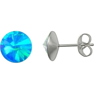 Nubis ocelové náušnice AB AQUAMARINE NZ003-ABAQ