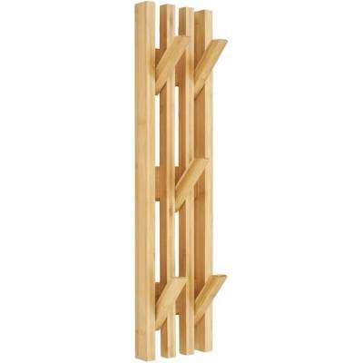 !!!Nordic Living Bambusový nástěnný věšák Ember 60 x 14 cm