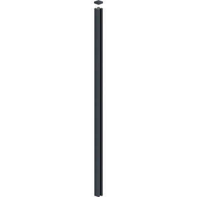 Hliníkový sloupek k plotu 7,5x7,5x240 cm Rojaplast