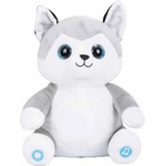 Chipolino Музикална плюшена играчка с функция нощна лампа Chipolino - Хъски (PIL02301HUSK) - ozone