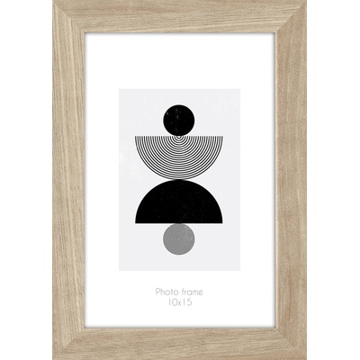STYLER Рамка за снимки Kyoto 10 x 15 см бежова (RA-15071)