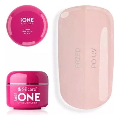 Silcare UV gely na nehty Base French Pink Dark 5 g