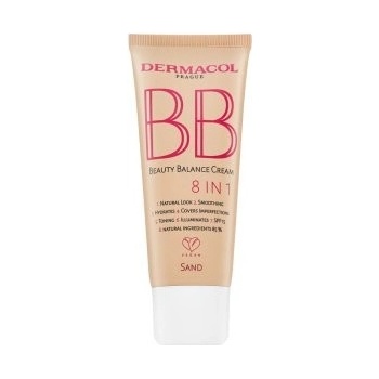 Dermacol BB Beauty Balance Cream 8in1 BB krém pre zjednotenú a rozjasnenú pleť Sand 30 ml